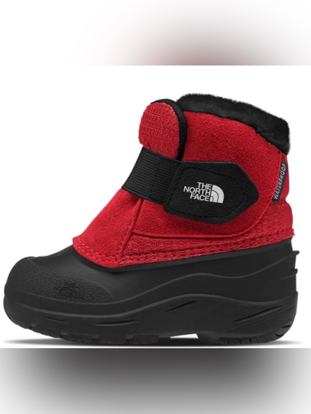 The North Face Kids Red and Black Snow Boot